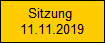 Sitzung 
11.11.2019