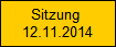 Sitzung 
12.11.2014