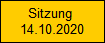 Sitzung 
14.10.2020