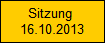 Sitzung 
16.10.2013