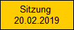 Sitzung 
20.02.2019
