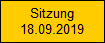 Sitzung
18.09.2019